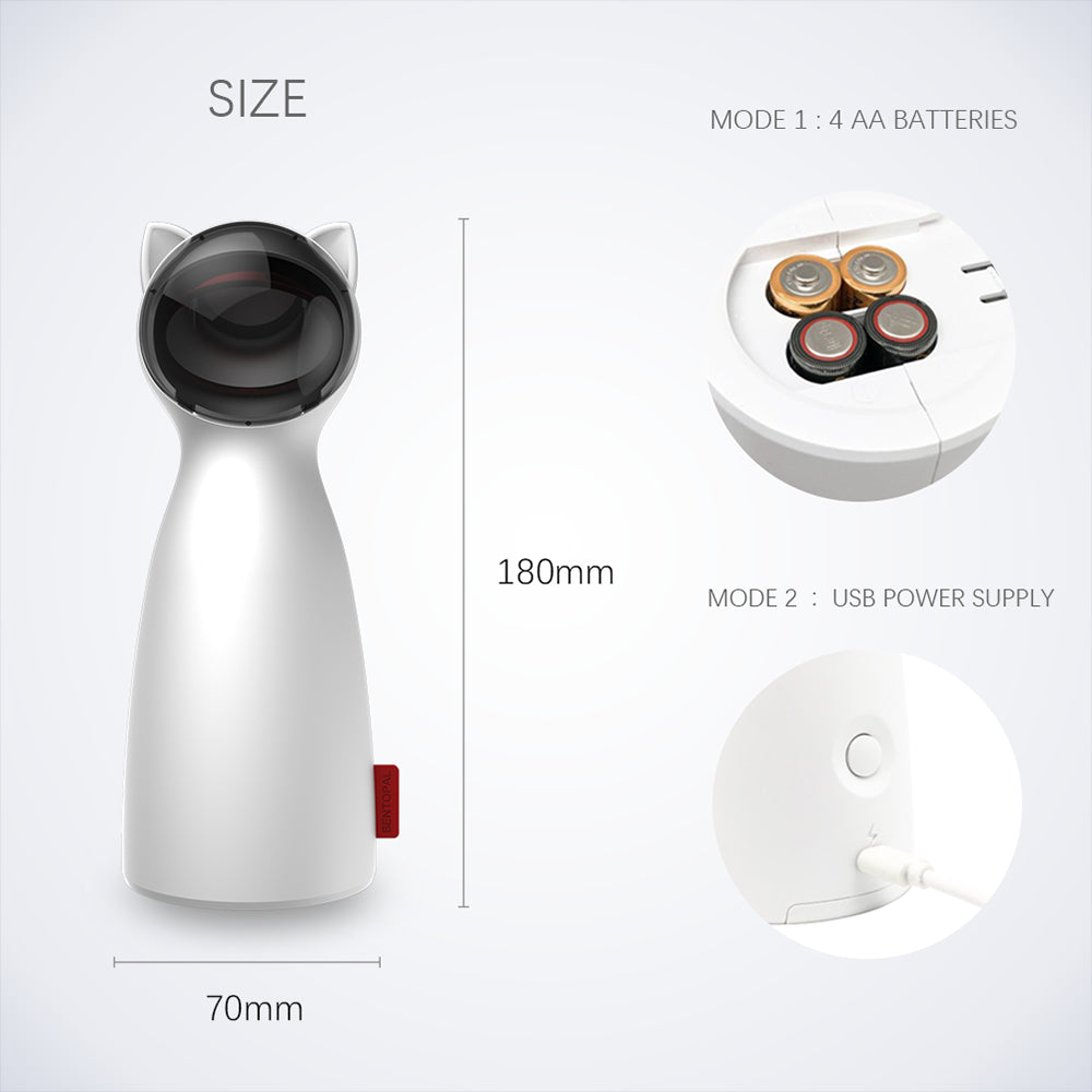 Creative Cat LED Laser Smart Automatic Training Entertaining Toy