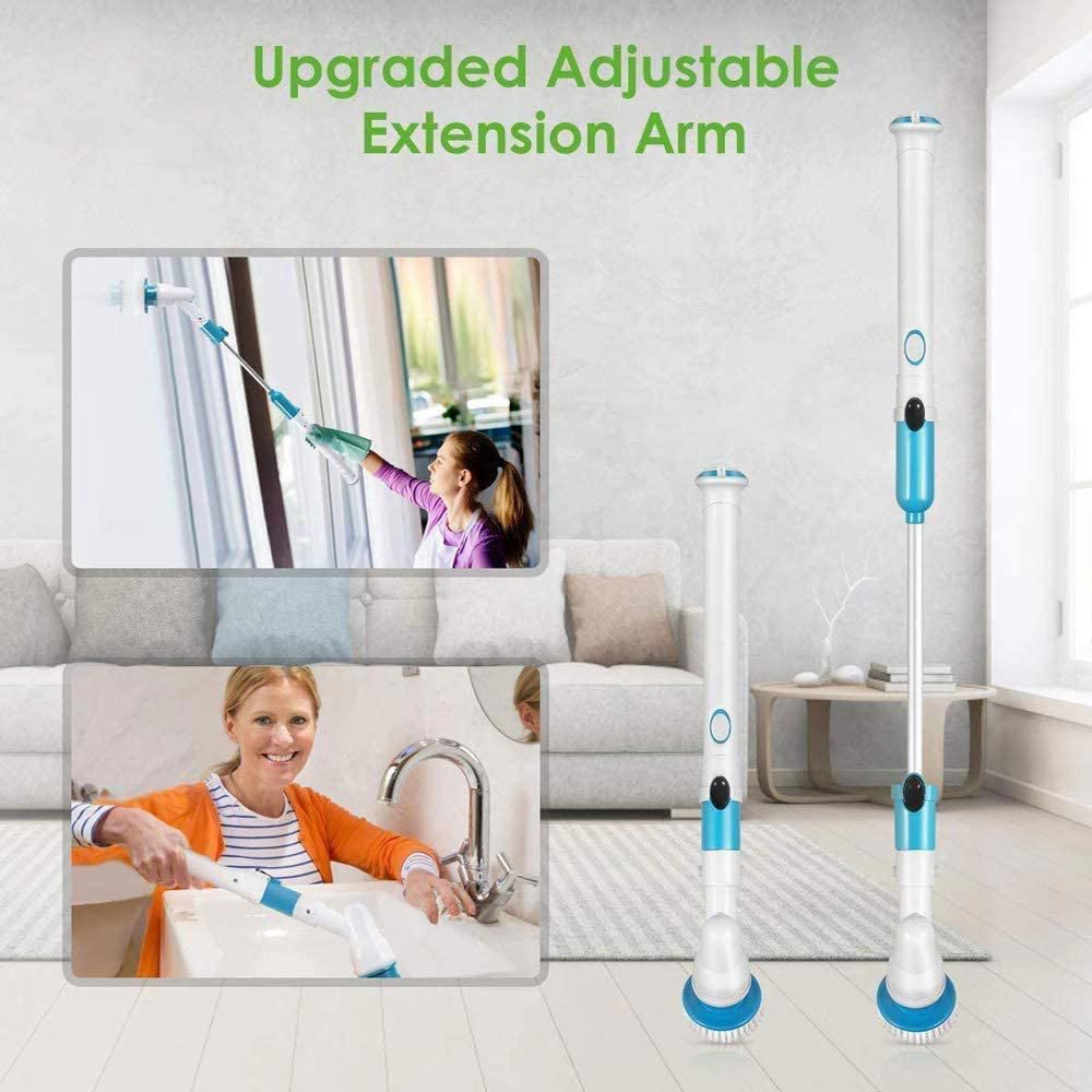 Wireless Rechargeable Long Handle Electric Cleaning Brush