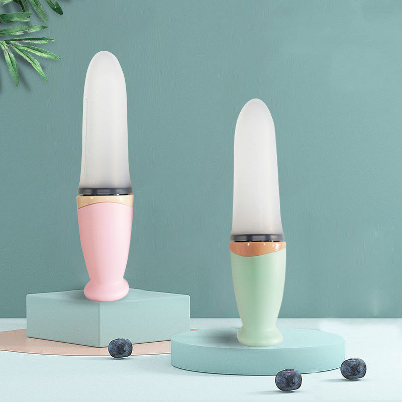 Baby Rice/Noodle Spoon Squeeze Silicone