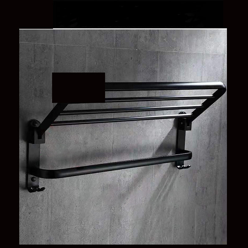 Perforated Aluminum Bathroom Folding Shelf