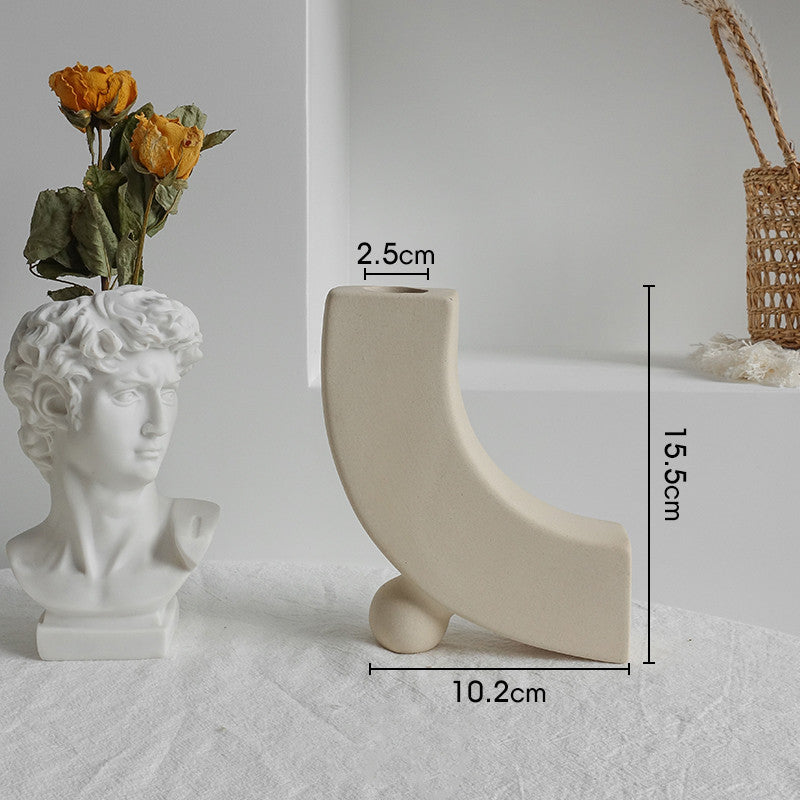 Ceramic Dry Flower Arrangement Vase
