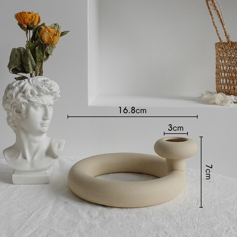 Ceramic Dry Flower Arrangement Vase