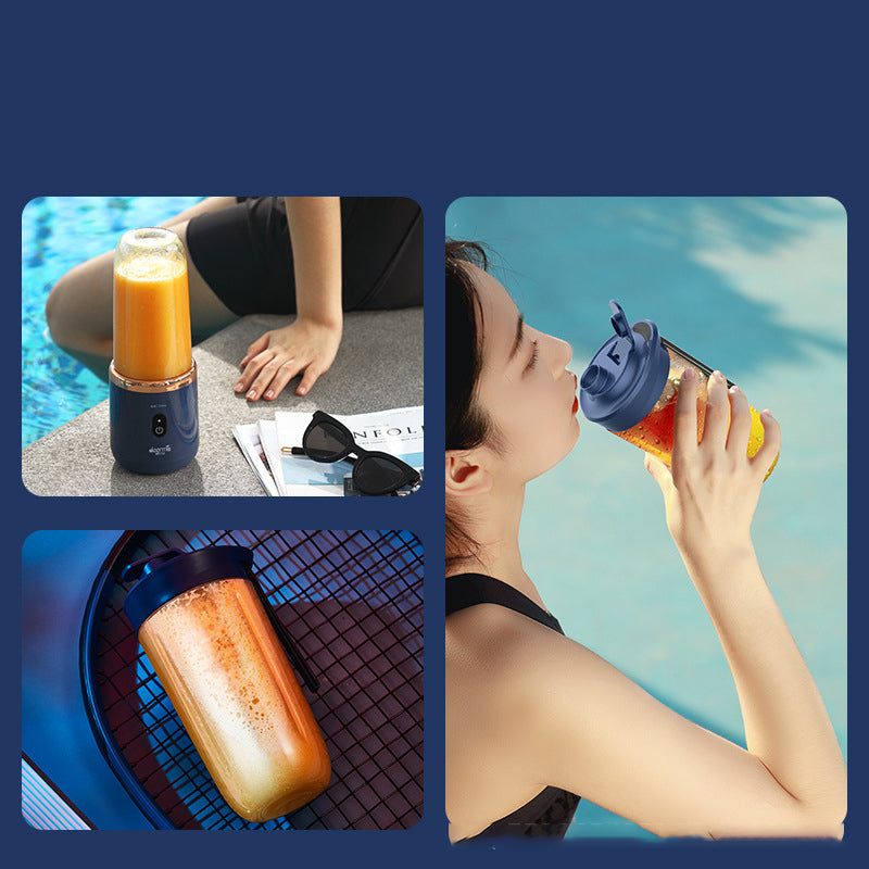 6 Blade Portable USB Charging Smoothie Blender