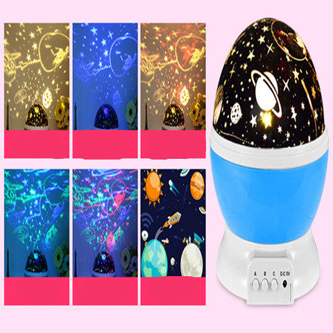 LED USB Projector Rotating Starry Sky Night Light