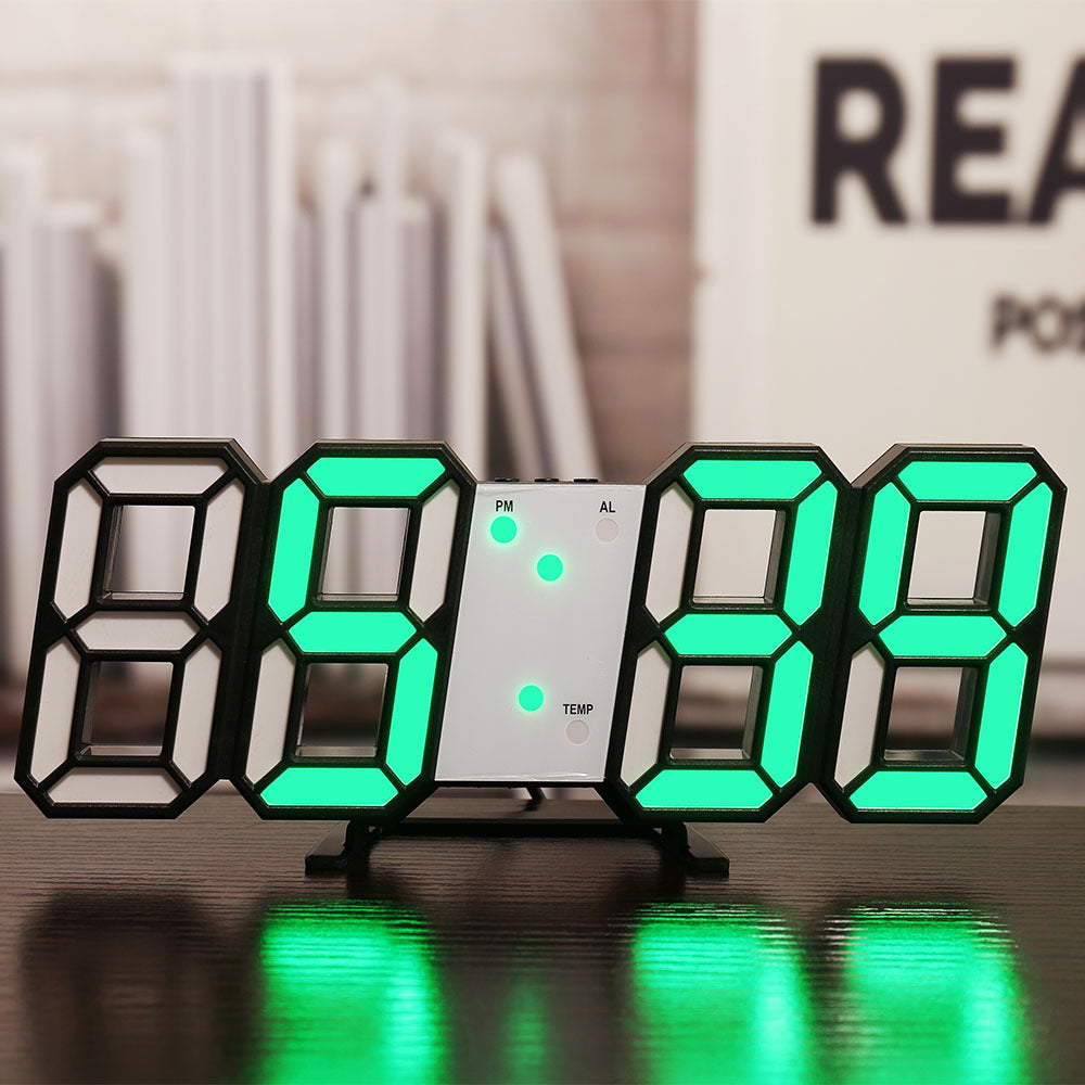 Three-dimensional Silent Digital Clock