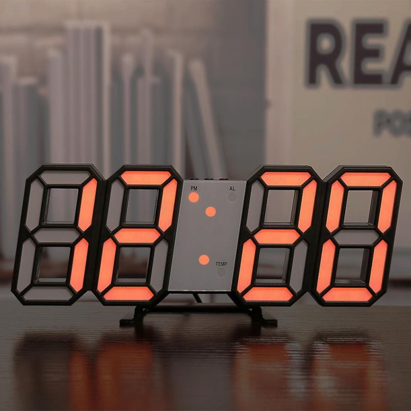 Three-dimensional Silent Digital Clock