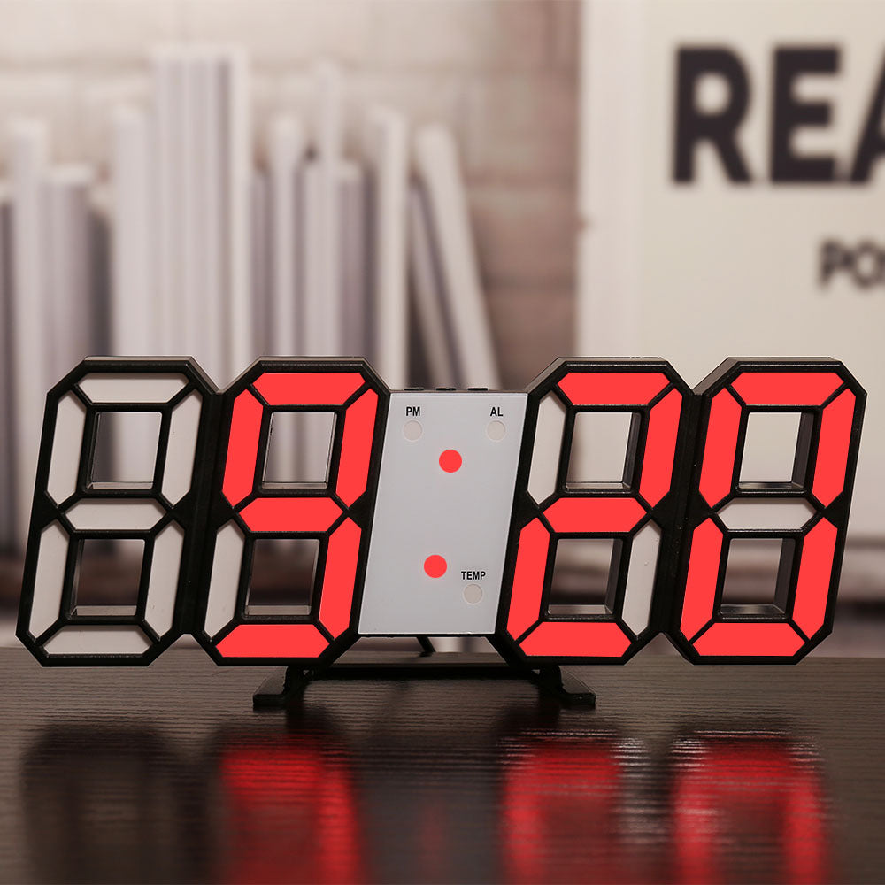 Three-dimensional Silent Digital Clock