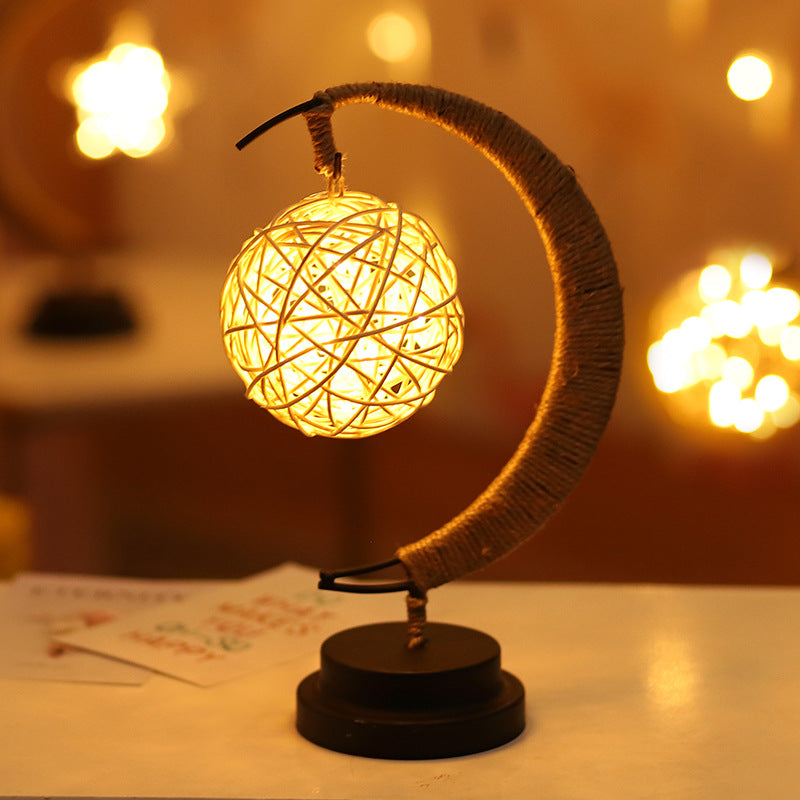 LED Moon Star Shape Copper Wire Lamp