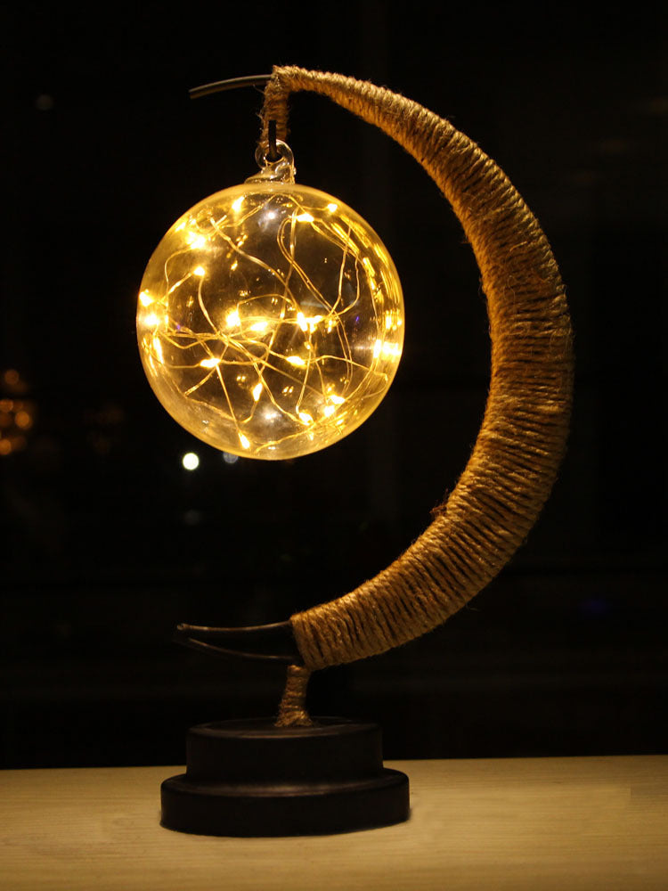 LED Moon Star Shape Copper Wire Lamp