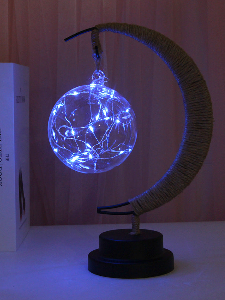LED Moon Star Shape Copper Wire Lamp