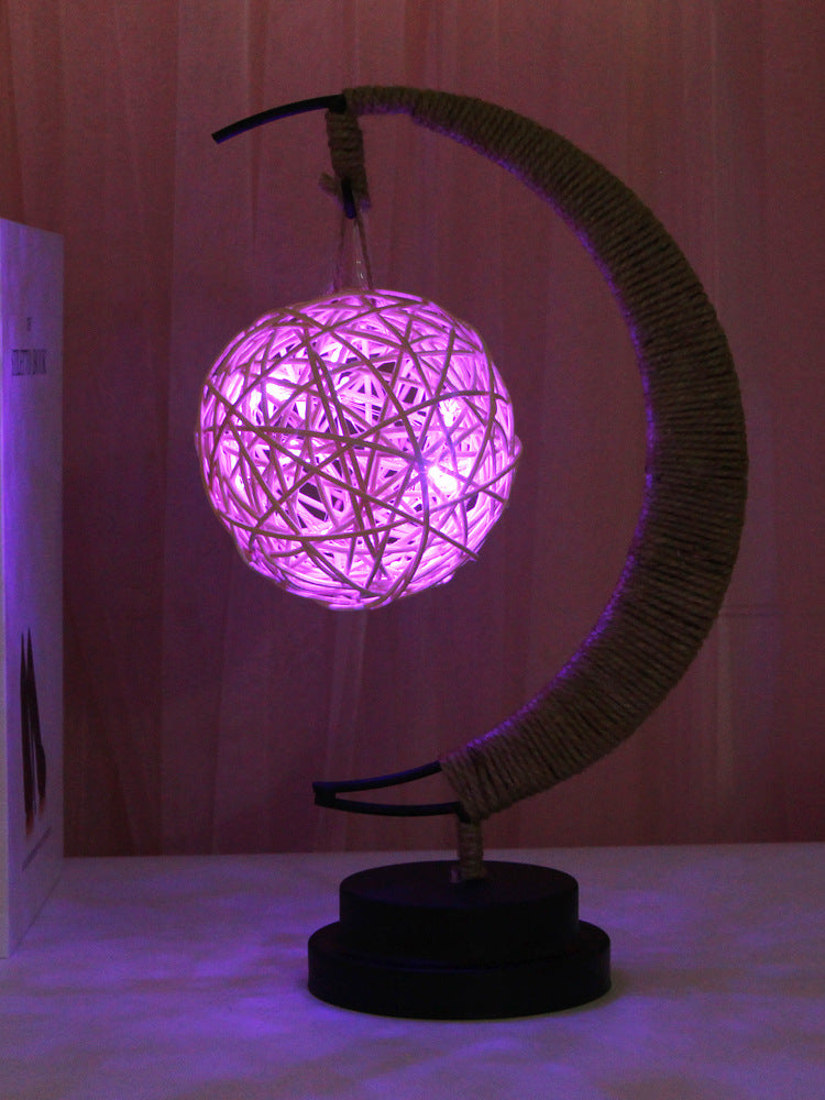 LED Moon Star Shape Copper Wire Lamp