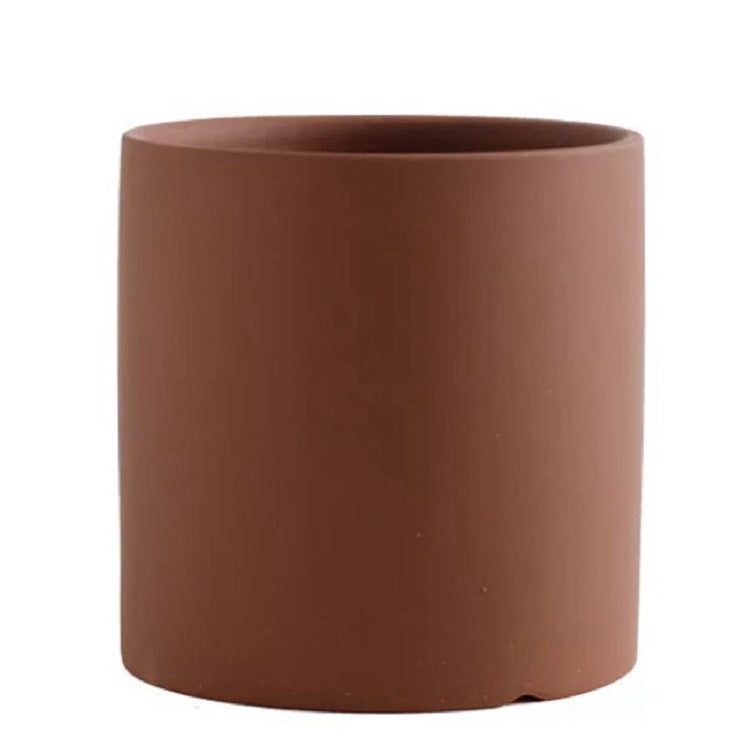 Nordic Industrial Style Colourful Ceramic Flowerpot
