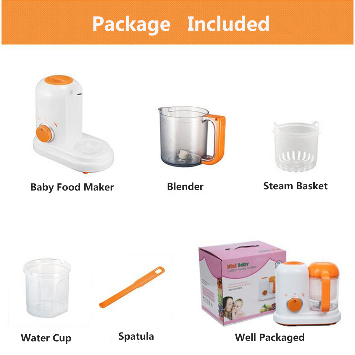 Multi-function Baby Food Processor/Milk Warmer