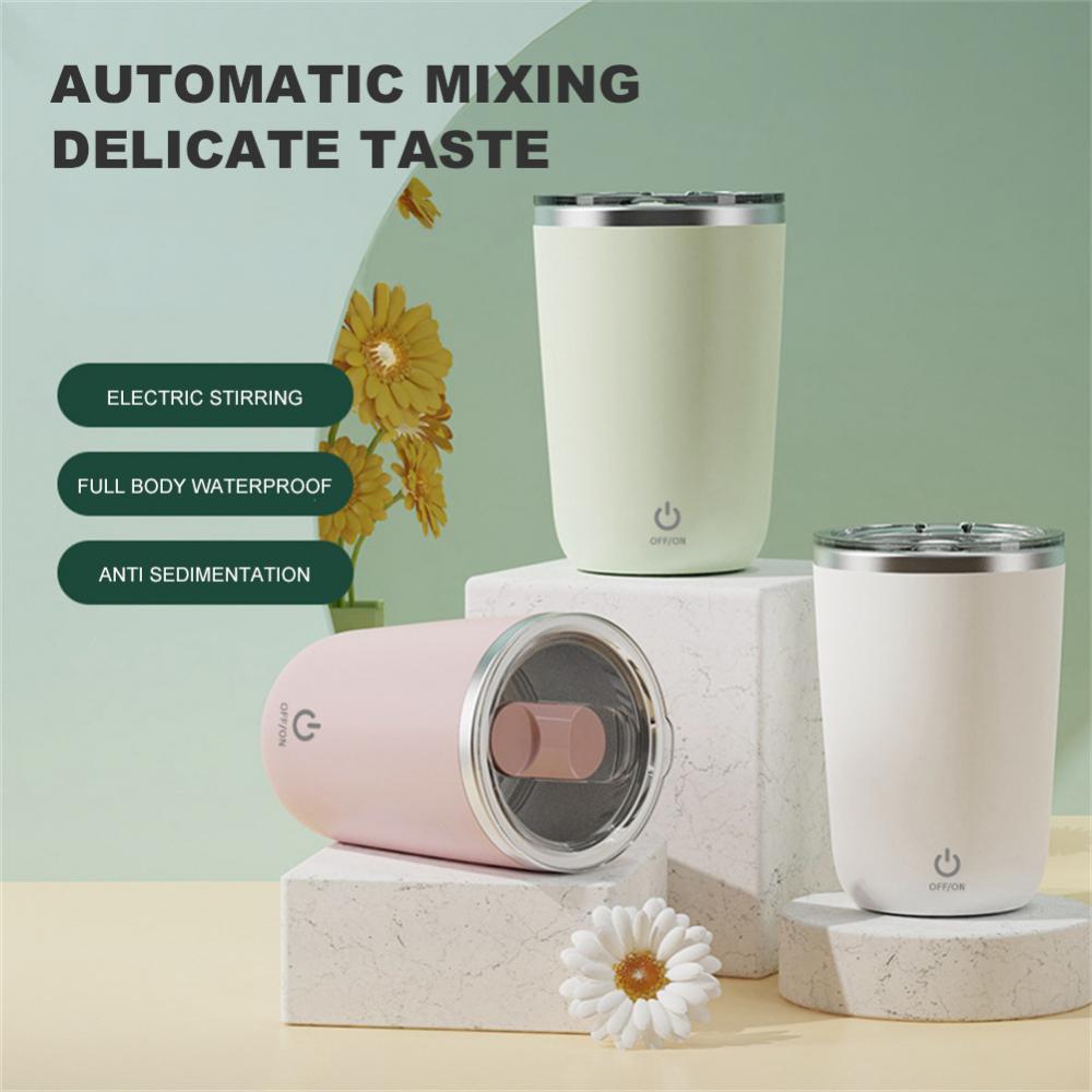 350 ML Stainless Steel Automatic Self Stirring Coffee Mug