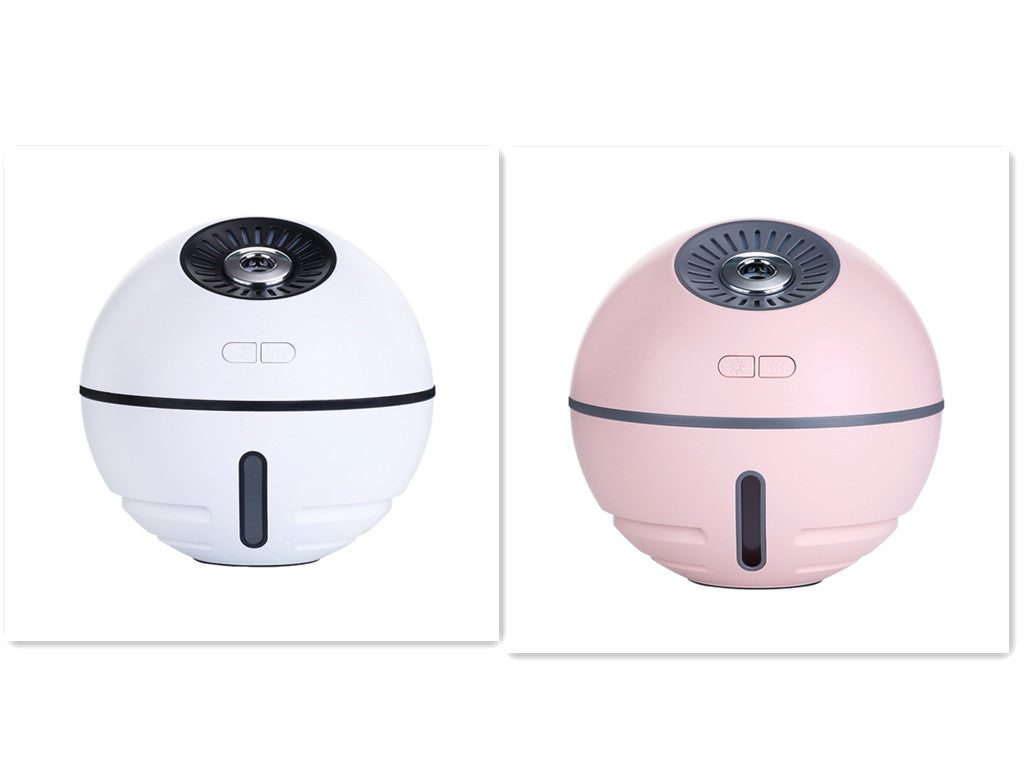 Rechargeable 2000mA Built-in Lithium Battery Mini Ultrasonic Aroma Humidifier Diffuser with LED Light Fan