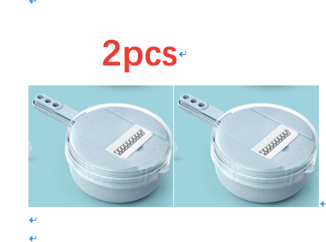 8 In 1 Vegetable Slicer/Peeler With Strainer Cutter