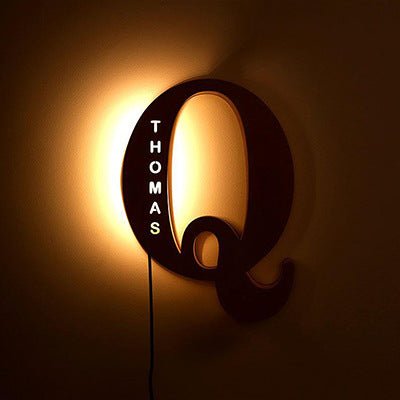 Personalized Custom Letter Lamp