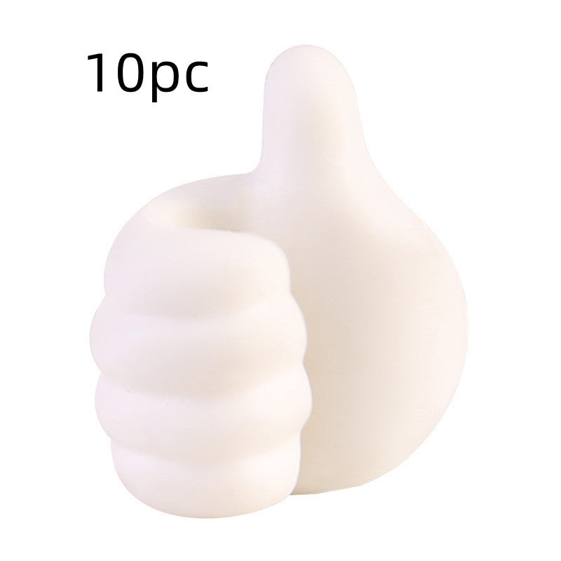 Multifunctional Thumb Hooks Wire Organizer Wall Hooks