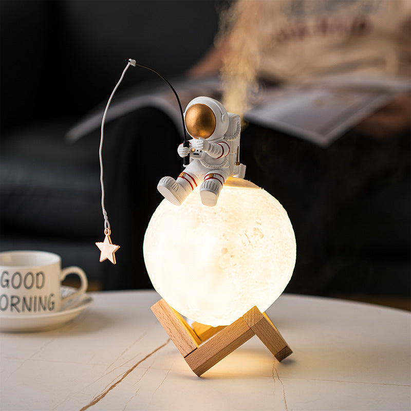 Astronaut Night Light Humidifier Figurines
