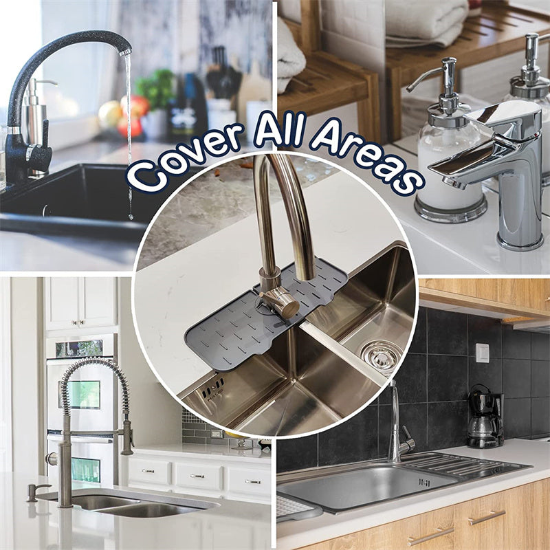 Kitchen Silicone Faucet Absorbent Sink Mat