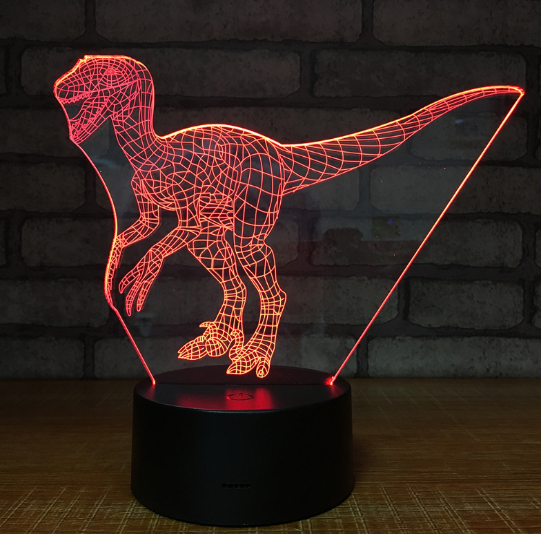 LED Creative Plug-in Cartoon 3D Table Lamp