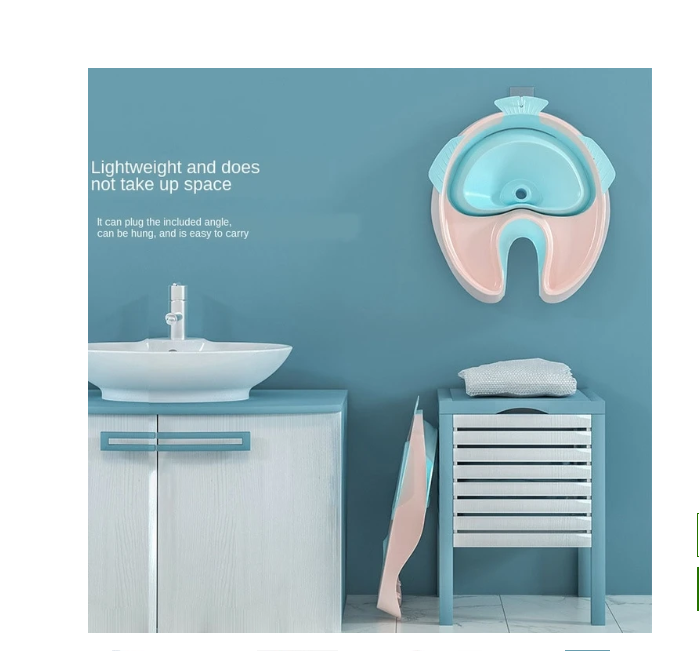 Portable Foldable Silicone Shampoo Basin with Drain Tube