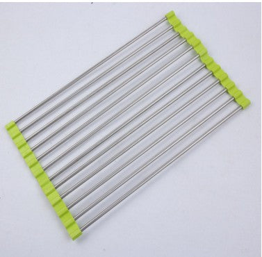 Stainless Steel Folding Kitchen Drain Sink Rack