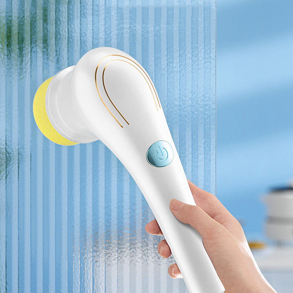 Multifunctional Electric Handheld Cleaning Brush Brush Set With 5 Heads