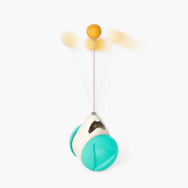 Multi-Function Cat Rotating Windmill Itch/ Scratching/ Teeth Shining Toy