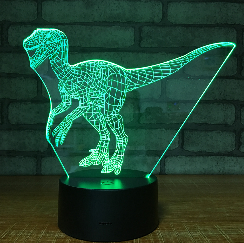 LED Creative Plug-in Cartoon 3D Table Lamp