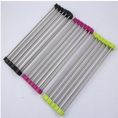 Stainless Steel Folding Kitchen Drain Sink Rack