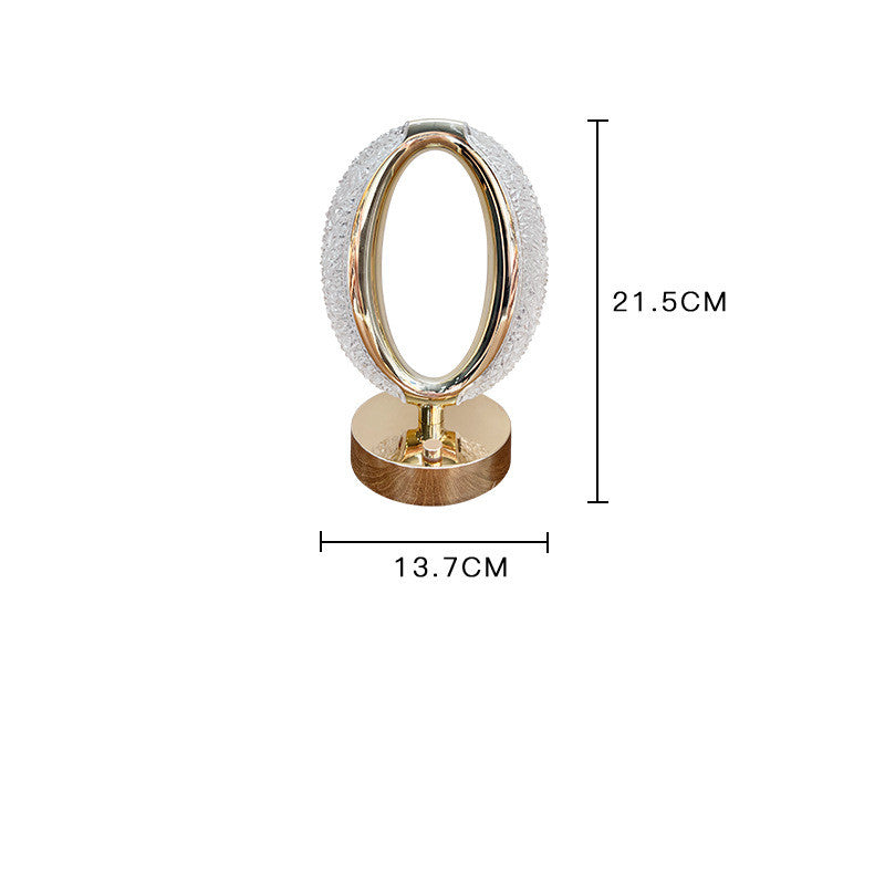 Star Eye Crystal Acrylic Frame Night Light
