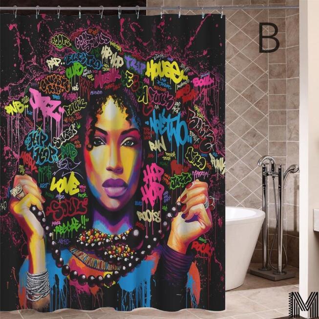 Art Design Graffiti Shower Curtains