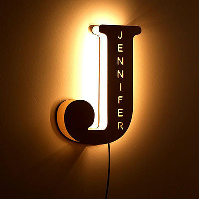 Personalized Custom Letter Lamp