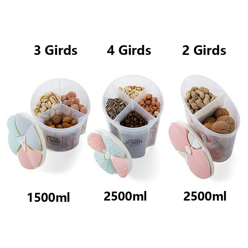 Healthy Dry Food Transparent Containers Storage Tank