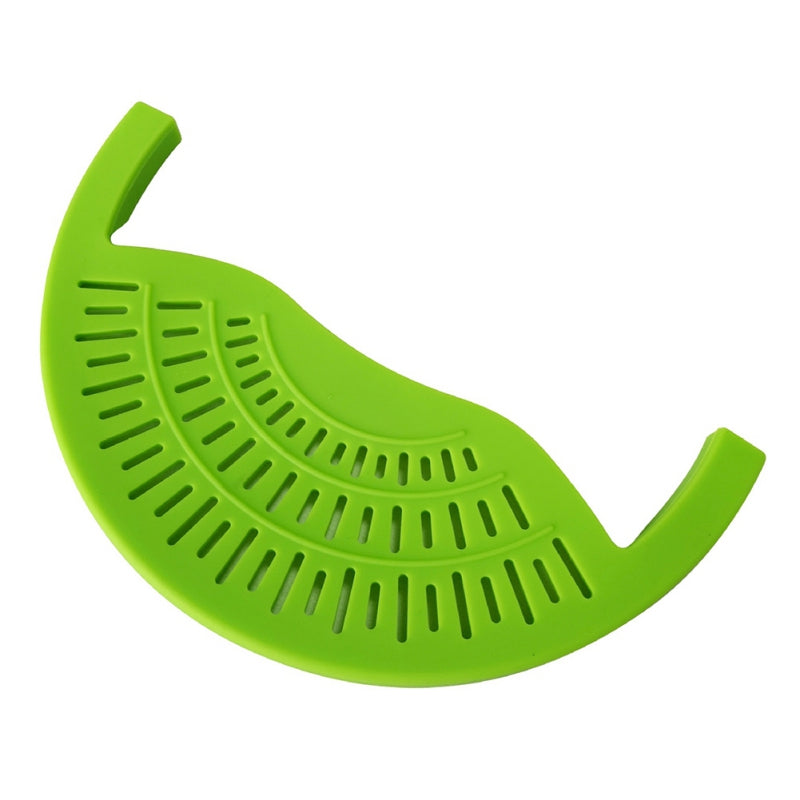 Silicone Food Drainer Bowl Funnel Strainer