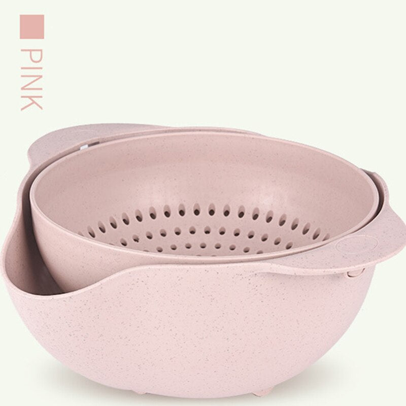 Plastic 2 in 1 Washing Basket