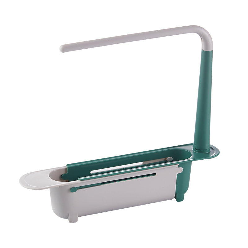 Kitchen Telescopic Drain Rack Basket
