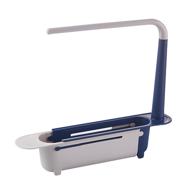 Kitchen Telescopic Drain Rack Basket