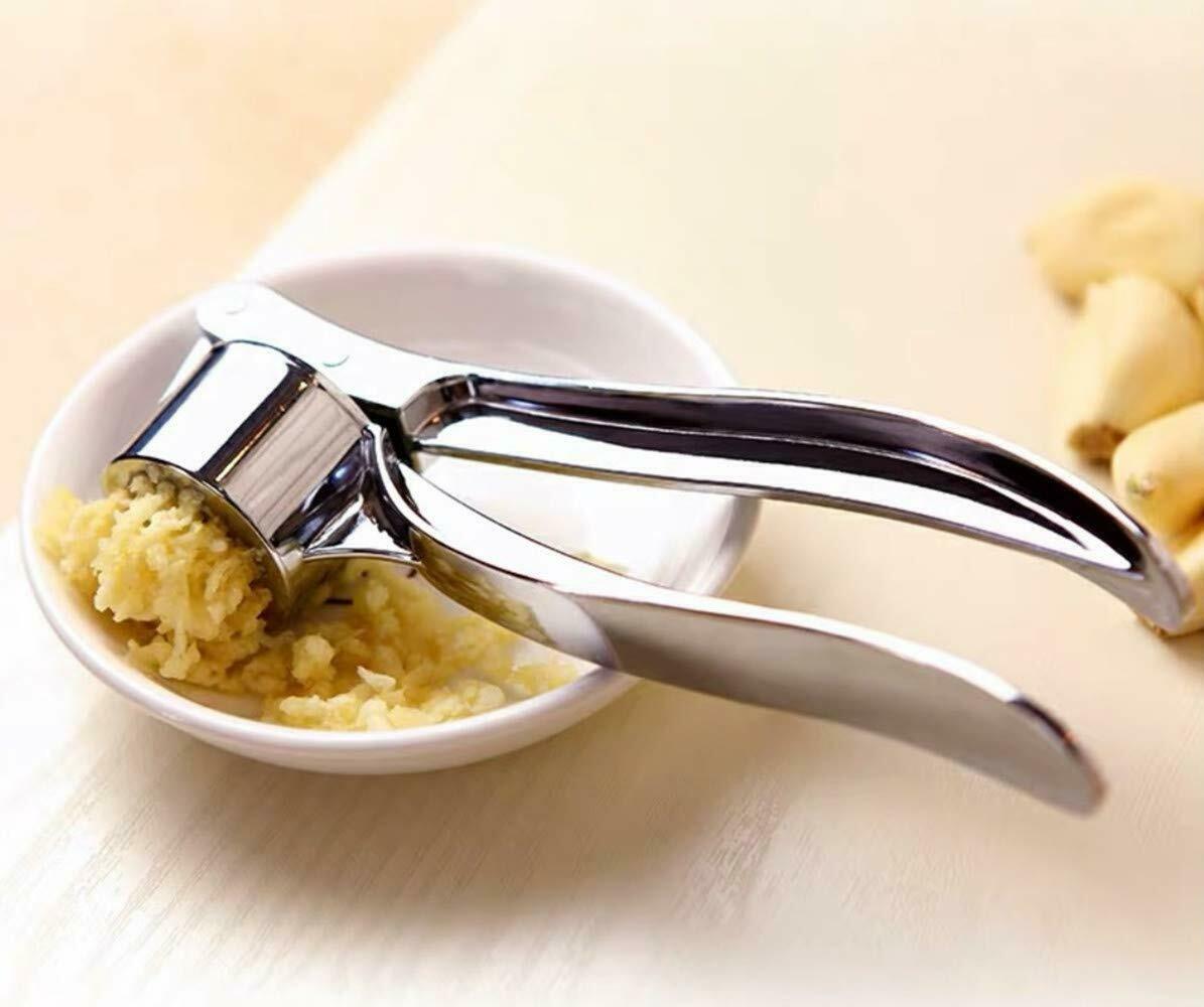Stainless Steel Garlic Press Crusher