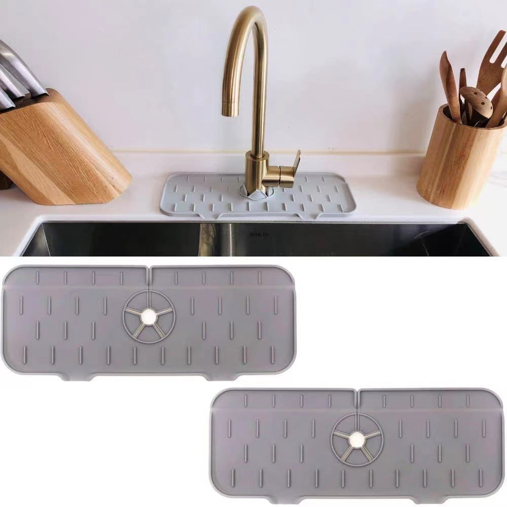 Kitchen Silicone Faucet Absorbent Sink Mat