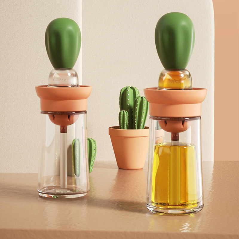 Silicone Brush Head Oil Bottle