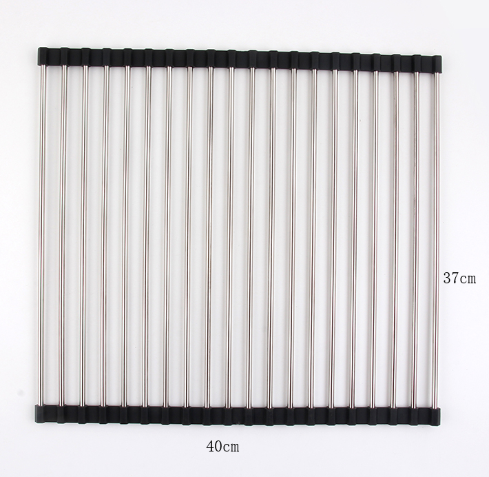 Stainless Steel Folding Kitchen Drain Sink Rack