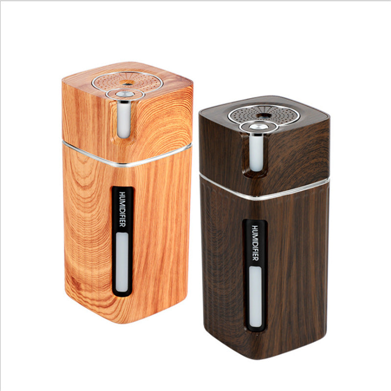 Electric Wood Grain Humidifier Aroma Essential Oil Diffuser