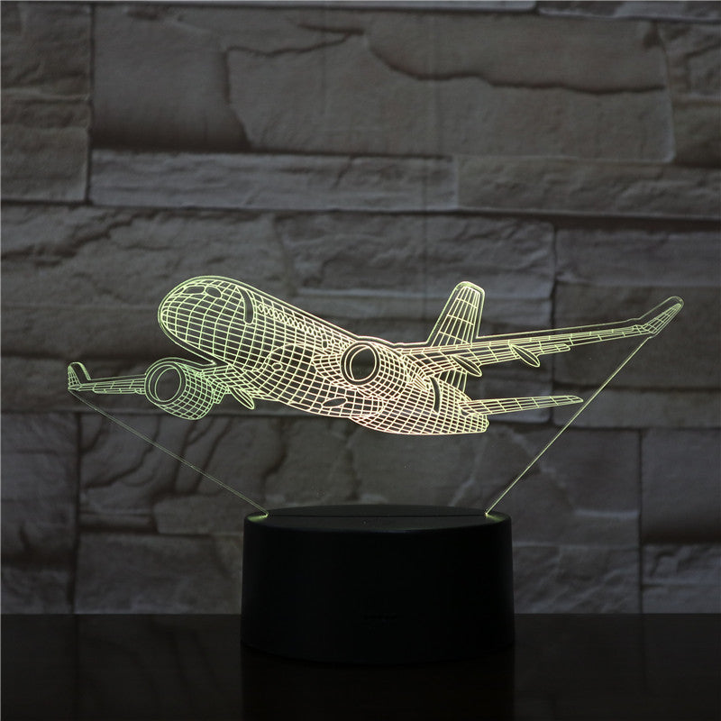 3D Airplane Hologram Lamp
