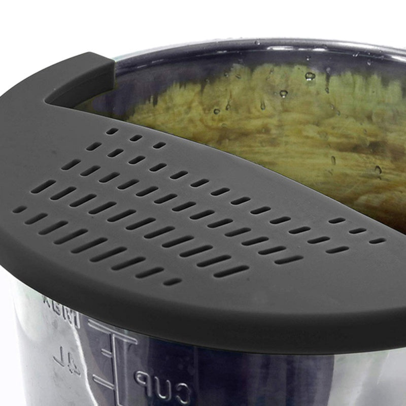 Silicone Food Drainer Bowl Funnel Strainer