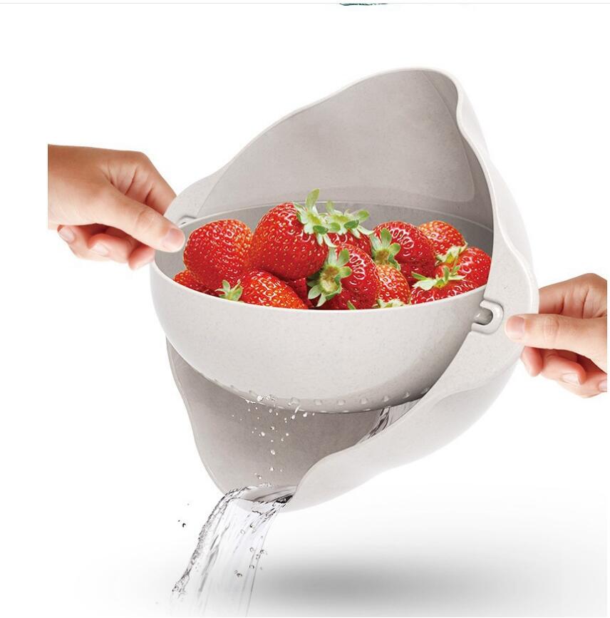 Plastic 2 in 1 Washing Basket