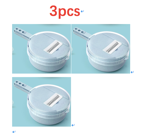 8 In 1 Vegetable Slicer/Peeler With Strainer Cutter