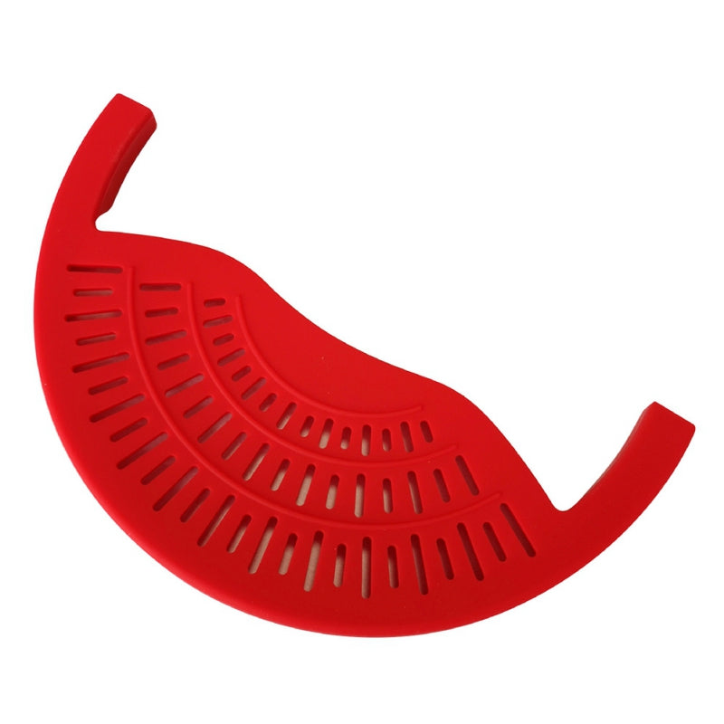 Silicone Food Drainer Bowl Funnel Strainer