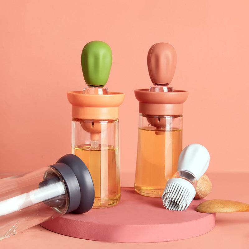 Silicone Brush Head Oil Bottle